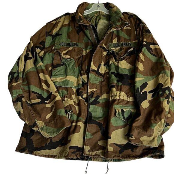 MIL-TEC Military Cold weather Heavy Camo Field Jacket With Zip Hood Mens Large - Picture 1 of 12